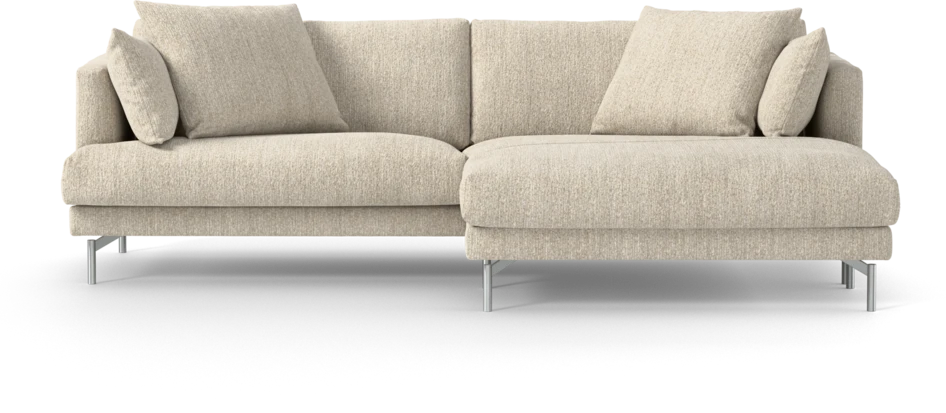 Harper - 4-sits med schäslong XL höger - Beige