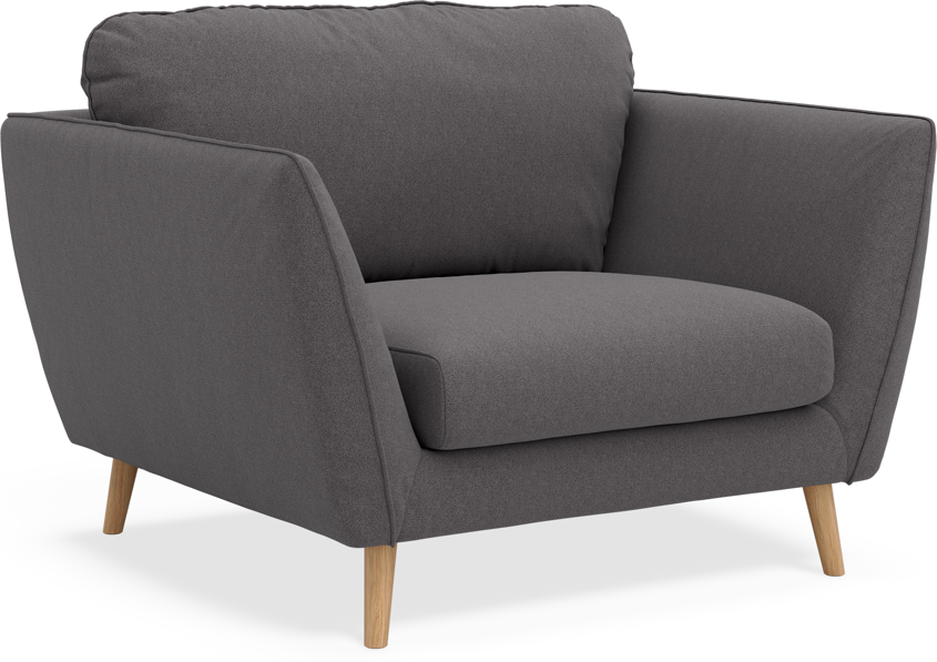 Madison Lux - Fåtölj, 70 cm - Grå