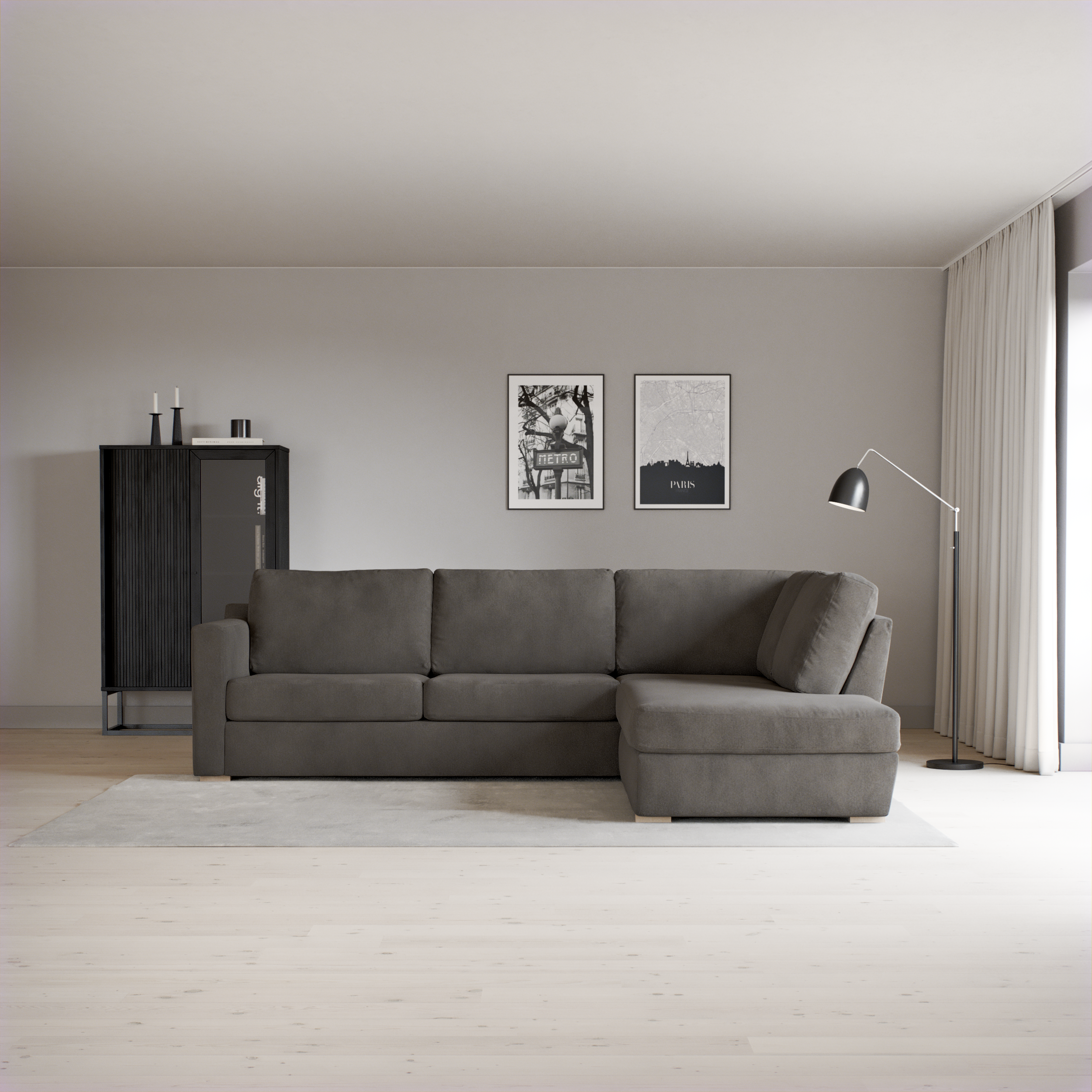 Friday - 2,5-sits soffa med divan höger - inspiration