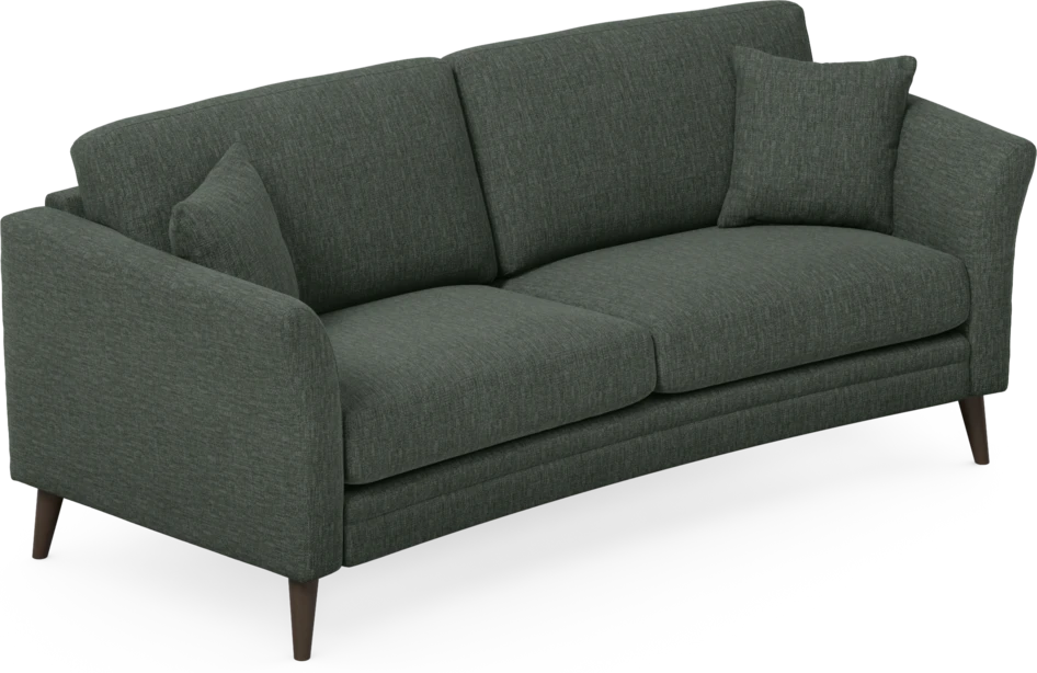 Eden - 2,5-sits soffa svängd - Grön