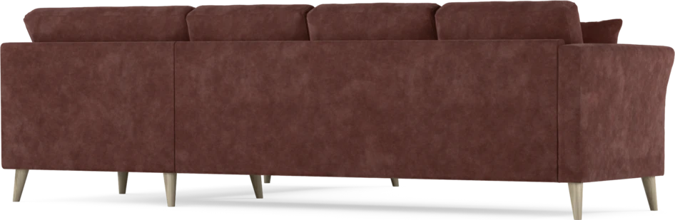 Eden - Hörnsoffa, 3+2-sits - Röd