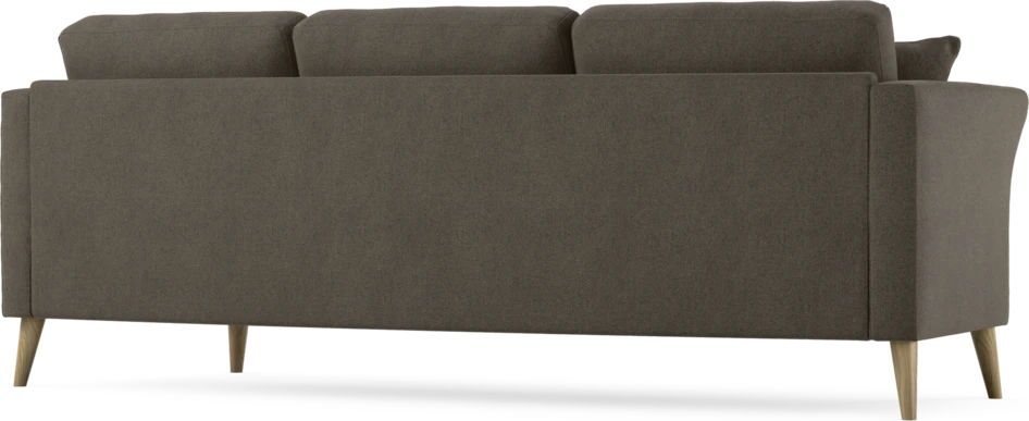 Eden - 3-sits soffa svängd - Brun