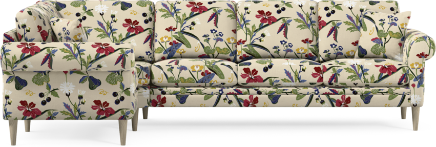 Eden - Hörnsoffa, 1+3-sits - Flerfärgad