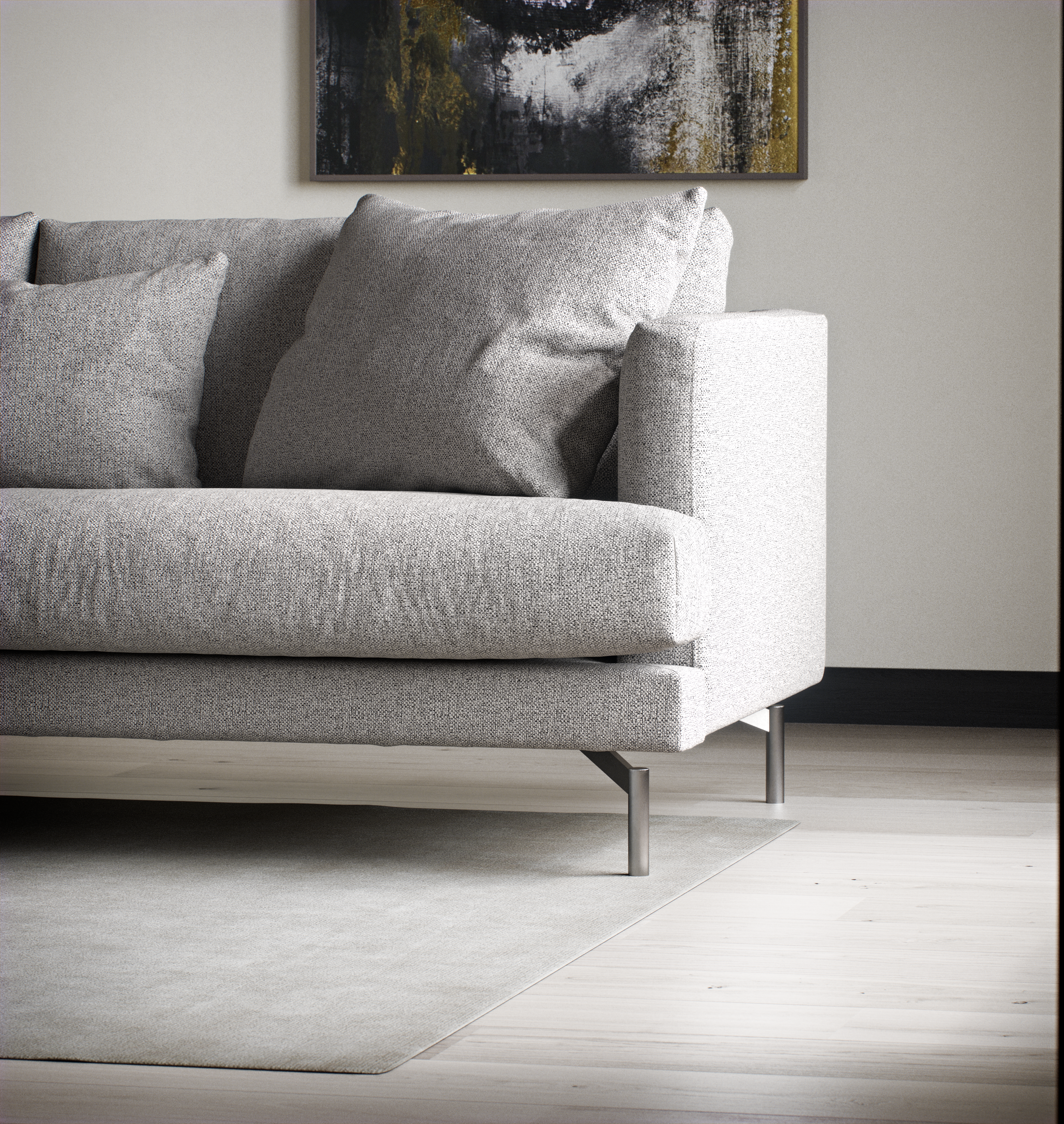 Harper - 3-sits soffa med divan vänster - inspiration