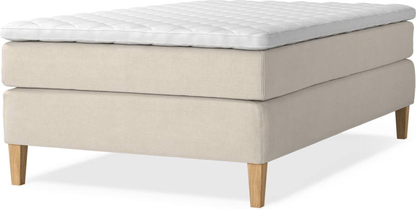 Delux Sense - Kontinentalsäng, enkelsäng 120 cm med bäddmadrass