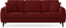 Eden - 3-sits soffa - Röd