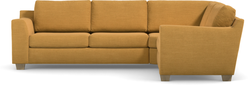 Friday - Hörnsoffa, 2,5+1,5-sits - Gul