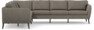 County - Hörnsoffa, 2+3-sits - Brun