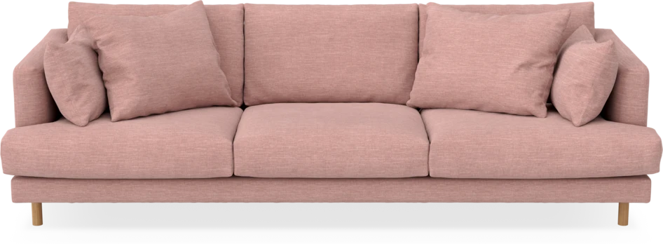 Harper - 4-sits soffa - Rosa