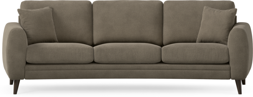 Eden - 3-sits soffa svängd - Beige