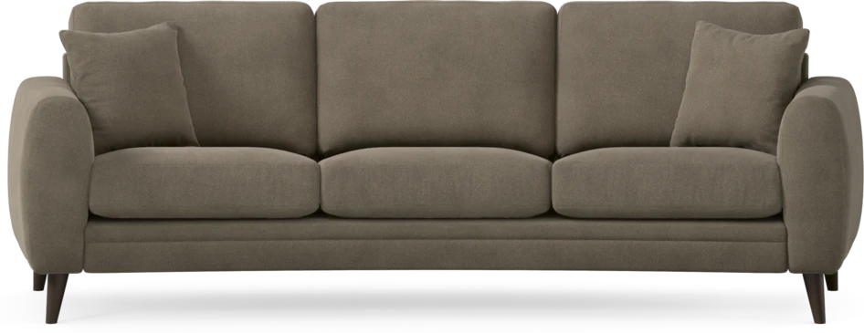 Eden - 3-sits soffa svängd - Beige
