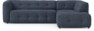 Bella - 3-sits soffa med divan höger - Blå