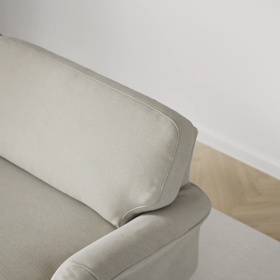 Oxford - 3-sits soffa svängd - Grå