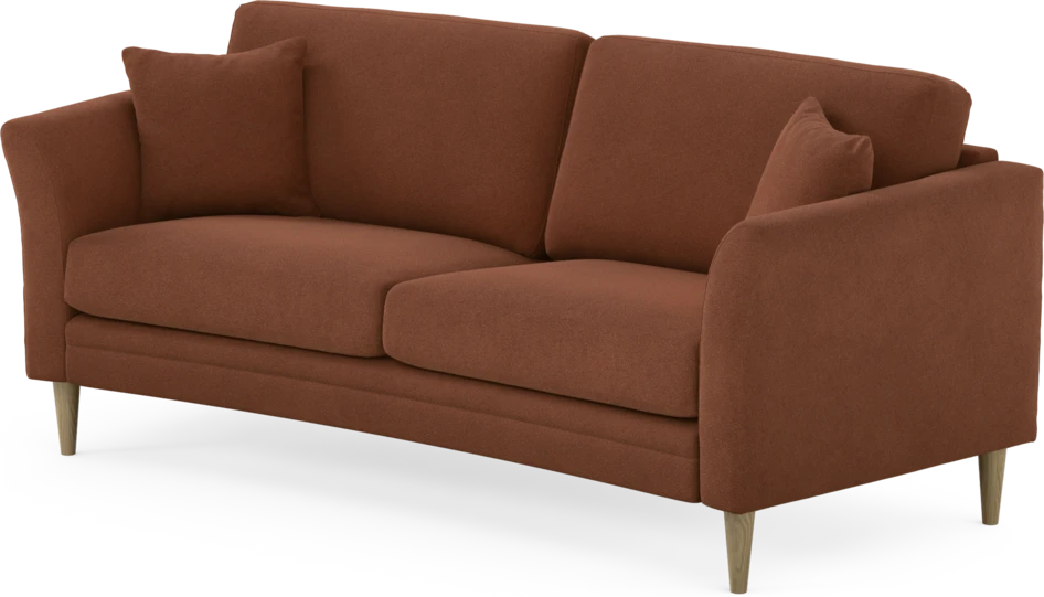 Eden - 2,5-sits soffa svängd - Orange