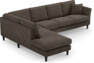 Eden - 3-sits soffa med divan - Gul