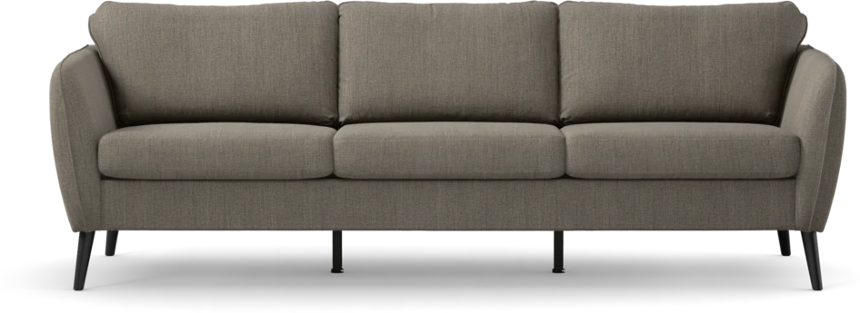 County - 3-sits soffa - Brun