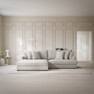 Rossi - 2-sits soffa med schäslong XL vänster - Beige