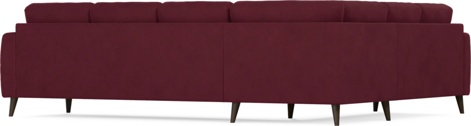 Eden - Hörnsoffa, 2+3-sits - Röd