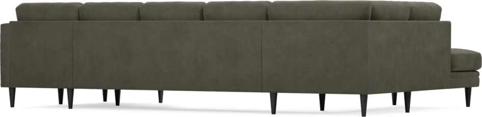 Eden - 3-sits soffa med divan vänster och schäslong höger - Grå