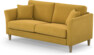Eden - 2,5-sits soffa - Gul