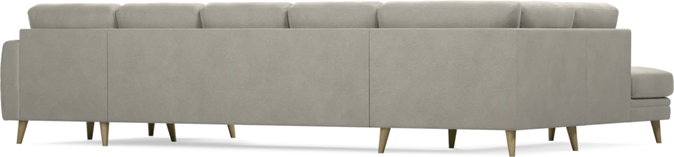 Eden - 3-sits soffa med divan vänster och schäslong höger - Grå