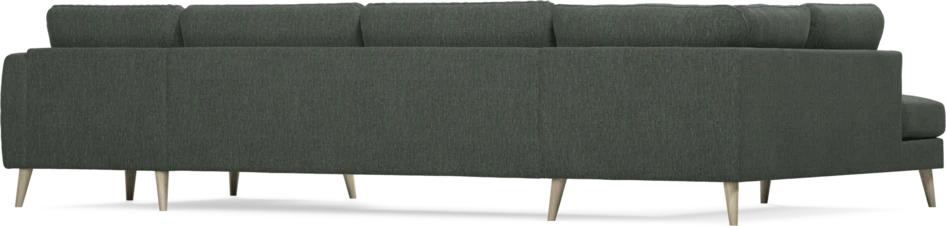 Bridge - 3-sits soffa med divan vänster och schäslong höger - Grön