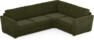 Friday - Hörnsoffa, 2,5+1,5-sits - Grön
