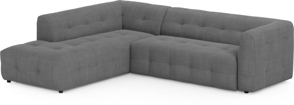 Bella - 3-sits soffa med divan vänster - Grå