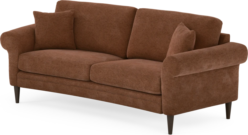 Eden - 2,5-sits soffa svängd - Orange