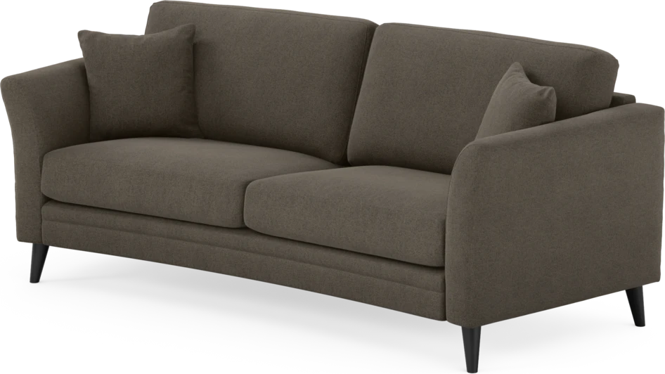 Eden - 2,5-sits soffa svängd - Brun