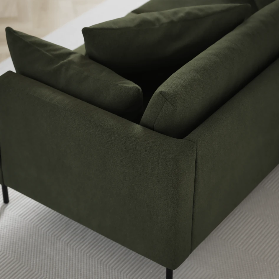 Harper - 3-sits soffa - Grön