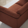 Cherrie - 3-sits soffa, fast klädsel - Orange