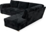 Friday - 2,5-sits soffa med divan höger - Blå
