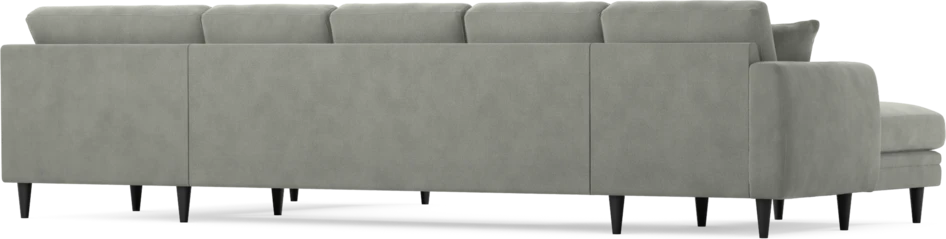 Eden - 3-sits soffa med schäslong vänster och divan höger - Grå