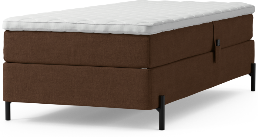 Delux Sense - Ställbar säng, enkelsäng med bäddmadrass och sängben