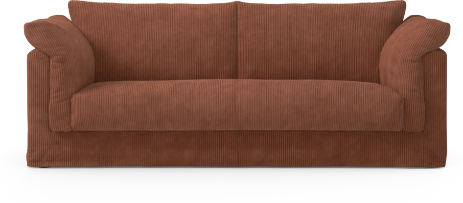 Cherrie Klädsel - Klädsel till 2,5-sits soffa, hel dyna - Orange