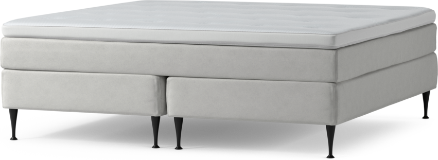 Delux Sense - Kontinentalsäng, dubbelsäng med bäddmadrass och sängben