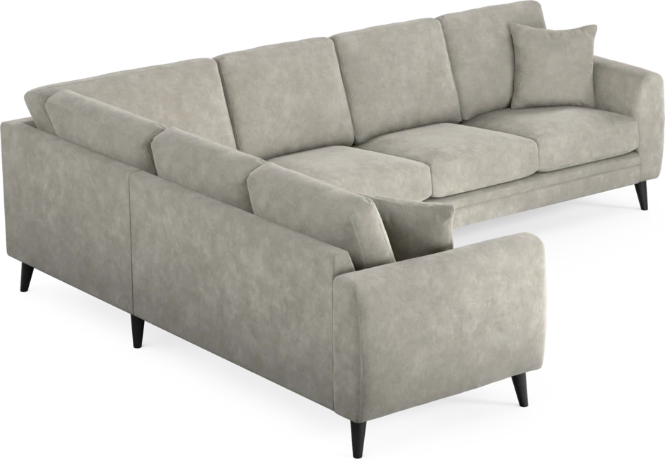 Eden - Hörnsoffa, 2+3-sits - Grå