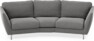 Madison - 3-sits soffa svängd, 70 cm - Grå