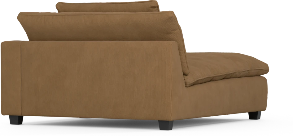 Bellora - Schäslong XL med armstöd höger - Gul