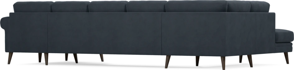 Eden - 3-sits soffa med divan vänster och schäslong höger - Blå