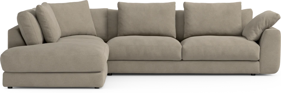 Amie - 3-sits med divan vänster - Beige