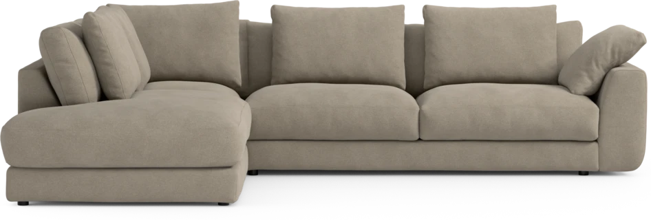Amie - 3-sits med divan vänster - Beige