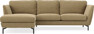 Madison Lux - 2-sits soffa med schäslong vänster - Brun