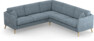 Eden - Hörnsoffa 2,5+2,5 - Blå