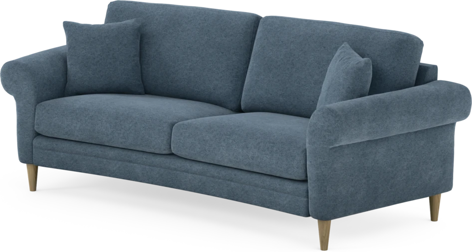 Eden - 2,5-sits soffa svängd - Blå