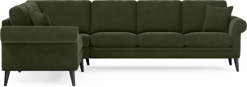 Eden - Hörnsoffa, 2+3-sits - Grön