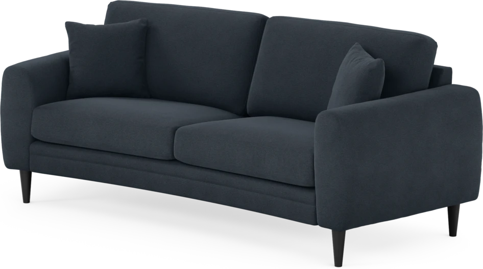 Eden - 2,5-sits soffa svängd - Blå