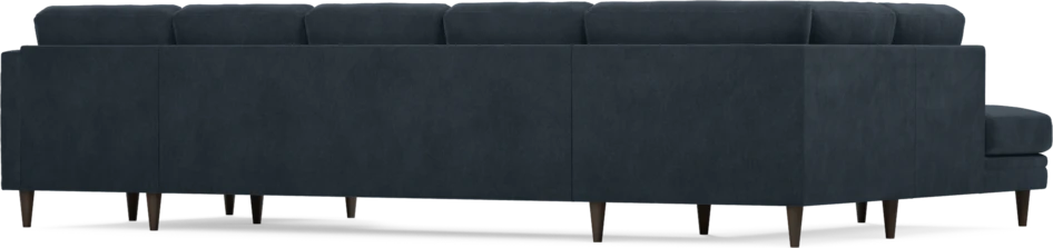 Eden - 3-sits soffa med divan vänster och schäslong höger - Blå