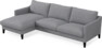 Winston - 3-sits soffa med schäslong, vändbar - Grå